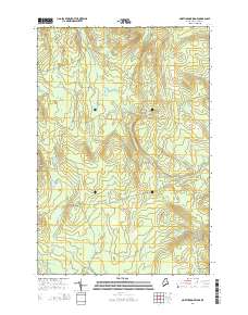 North Brook Ridge 2014 topographic map thumbnail