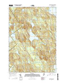 North Sebago 2014 topographic map thumbnail