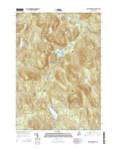 North Waterford 2014 topographic map thumbnail