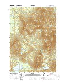 Number Four Mountain 2014 topographic map thumbnail