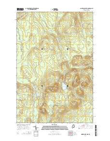 Number Nine Lake 2014 topographic map thumbnail