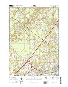 Old Orchard Beach 2014 topographic map thumbnail
