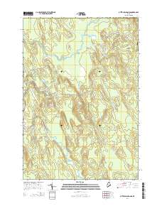 Otter Chain Ponds 2014 topographic map thumbnail