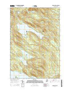 Oxbrook Lakes 2014 topographic map thumbnail