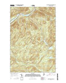 Pelletier Brook Lakes 2014 topographic map thumbnail