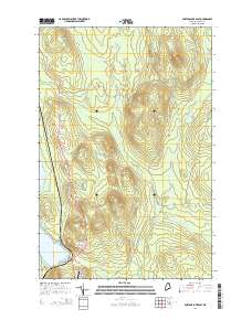 Portage Lake East 2014 topographic map thumbnail