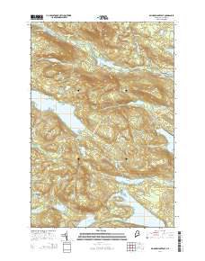 Rainbow Lake East 2014 topographic map thumbnail