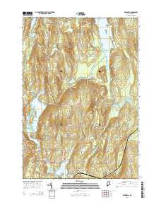 Readfield 2014 topographic map thumbnail