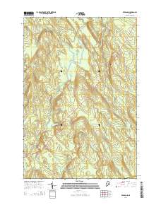 Reed Pond 2014 topographic map thumbnail