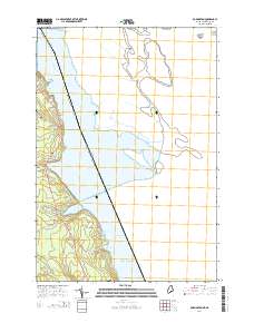 Robbinston 2014 topographic map thumbnail