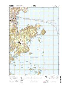 Rockland 2014 topographic map thumbnail