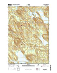 Rocky Pond 2014 topographic map thumbnail