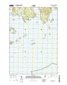 Roque Bluffs 2014 topographic map thumbnail
