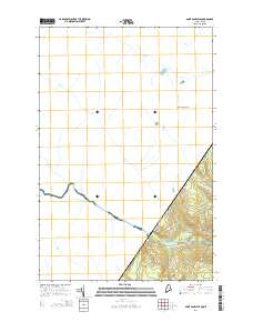 Saint Pamphile 2014 topographic map thumbnail