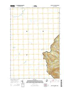 Sandy Bay Mountain 2014 topographic map thumbnail