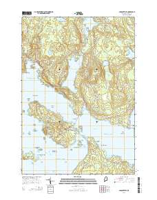 Sargentville 2014 topographic map thumbnail