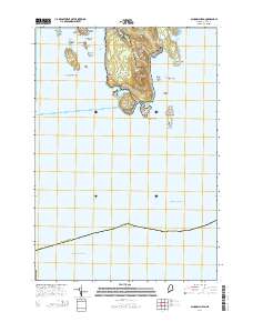 Schoodic Head 2014 topographic map thumbnail