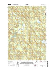 Simsquish Lake 2014 topographic map thumbnail