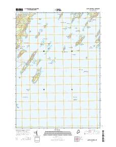 South Harpswell 2014 topographic map thumbnail