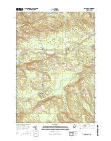 South Sebec 2014 topographic map thumbnail