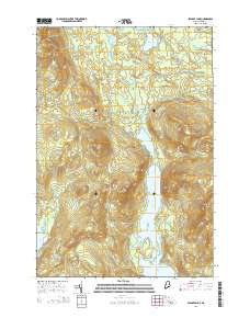 Spencer Lake 2014 topographic map thumbnail