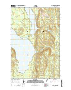 Square Lake East 2014 topographic map thumbnail