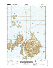 Swans Island 2014 topographic map thumbnail