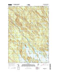 Tomah Ridge 2014 topographic map thumbnail