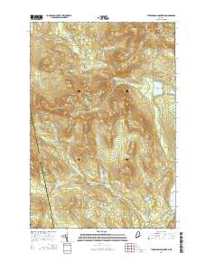 Tumbledown Mountain 2014 topographic map thumbnail