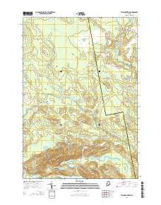 Tunk Mountain 2014 topographic map thumbnail