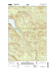 Umsaskis Lake East 2014 topographic map thumbnail