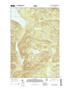 Upper Russell Pond 2014 topographic map thumbnail