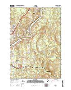 Veazie 2014 topographic map thumbnail