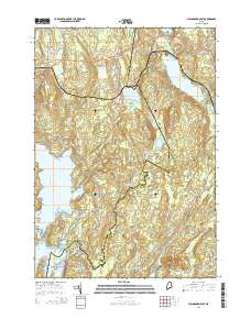 Waldoboro East 2014 topographic map thumbnail