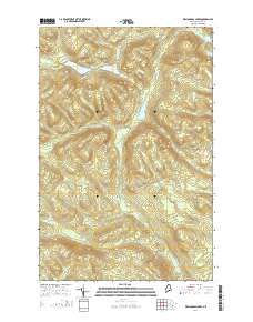Wallagrass Lakes 2014 topographic map thumbnail