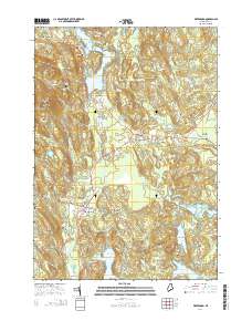 Waterboro 2014 topographic map thumbnail