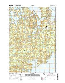 West Lubec 2014 topographic map thumbnail