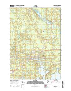 Whitneyville 2014 topographic map thumbnail