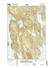 Winter Harbor 2014 topographic map thumbnail