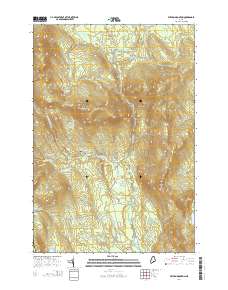 Witham Mountain 2014 topographic map thumbnail