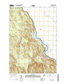 Woodland 2014 topographic map thumbnail