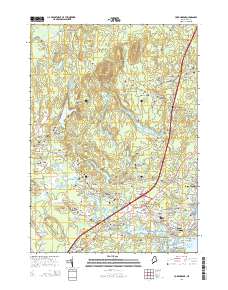 York Harbor 2014 topographic map thumbnail