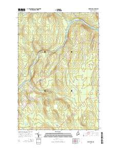 York Ridge 2014 topographic map thumbnail