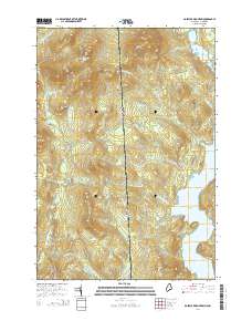 Bosebuck Mountain 2014 topographic map thumbnail