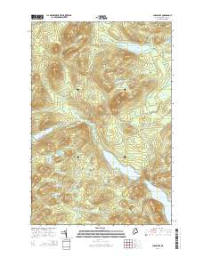 Chase Lake 2014 topographic map thumbnail