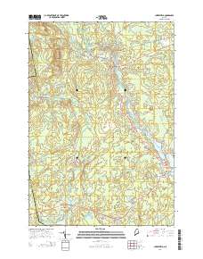 Cherryfield 2014 topographic map thumbnail