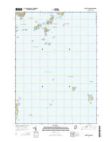 Hewett Island 2014 topographic map thumbnail