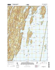 Louds Island 2014 topographic map thumbnail