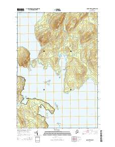 Mount Kineo 2014 topographic map thumbnail