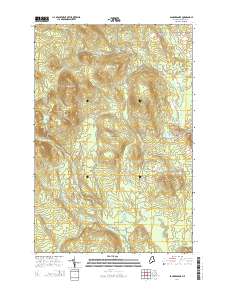 Packard Lake 2014 topographic map thumbnail